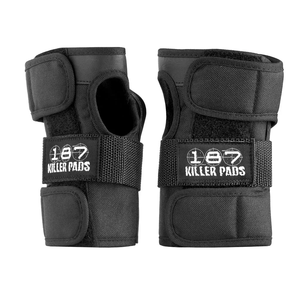 187 Killer Pads Black Wrist Guards