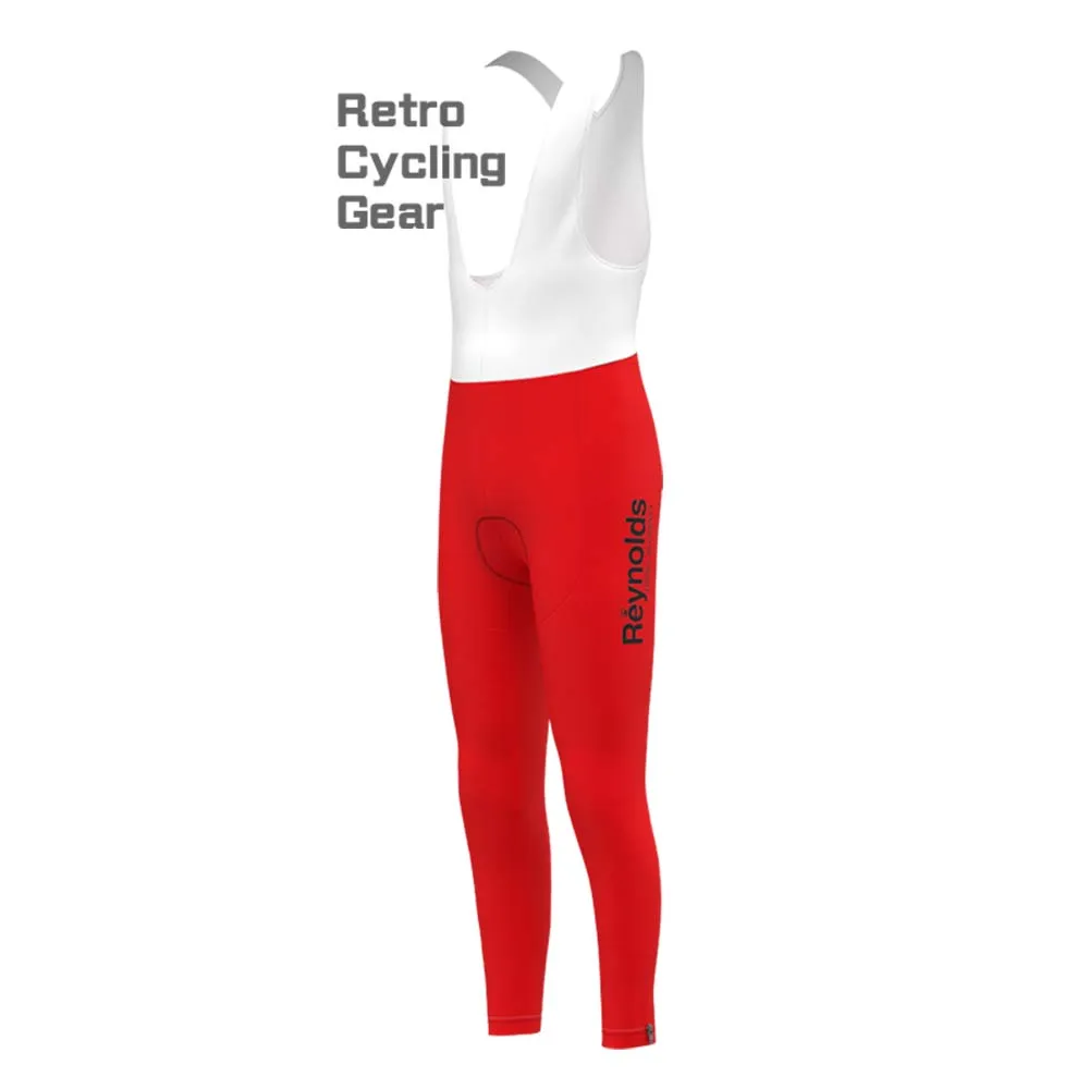 1980s red Reynolds Retro Long Sleeve Cycling Kits