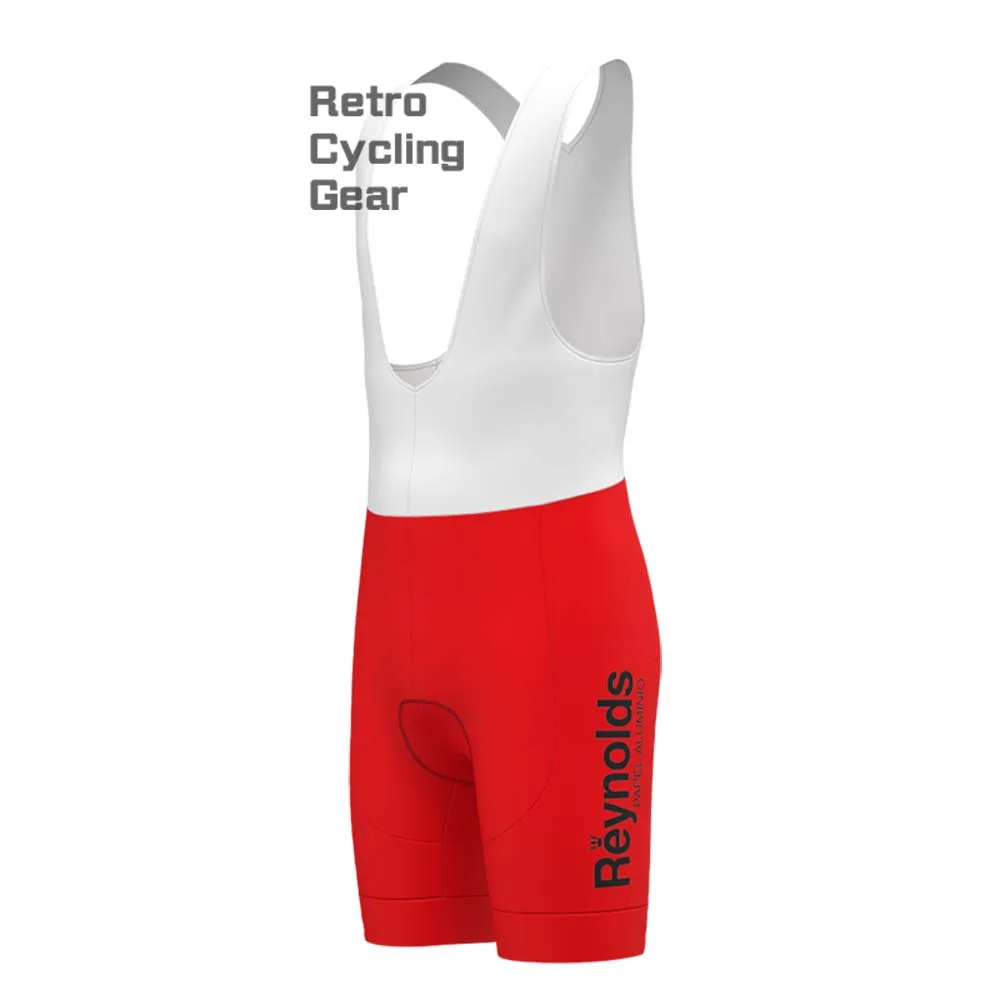 1980s red Reynolds Retro Long Sleeve Cycling Kits