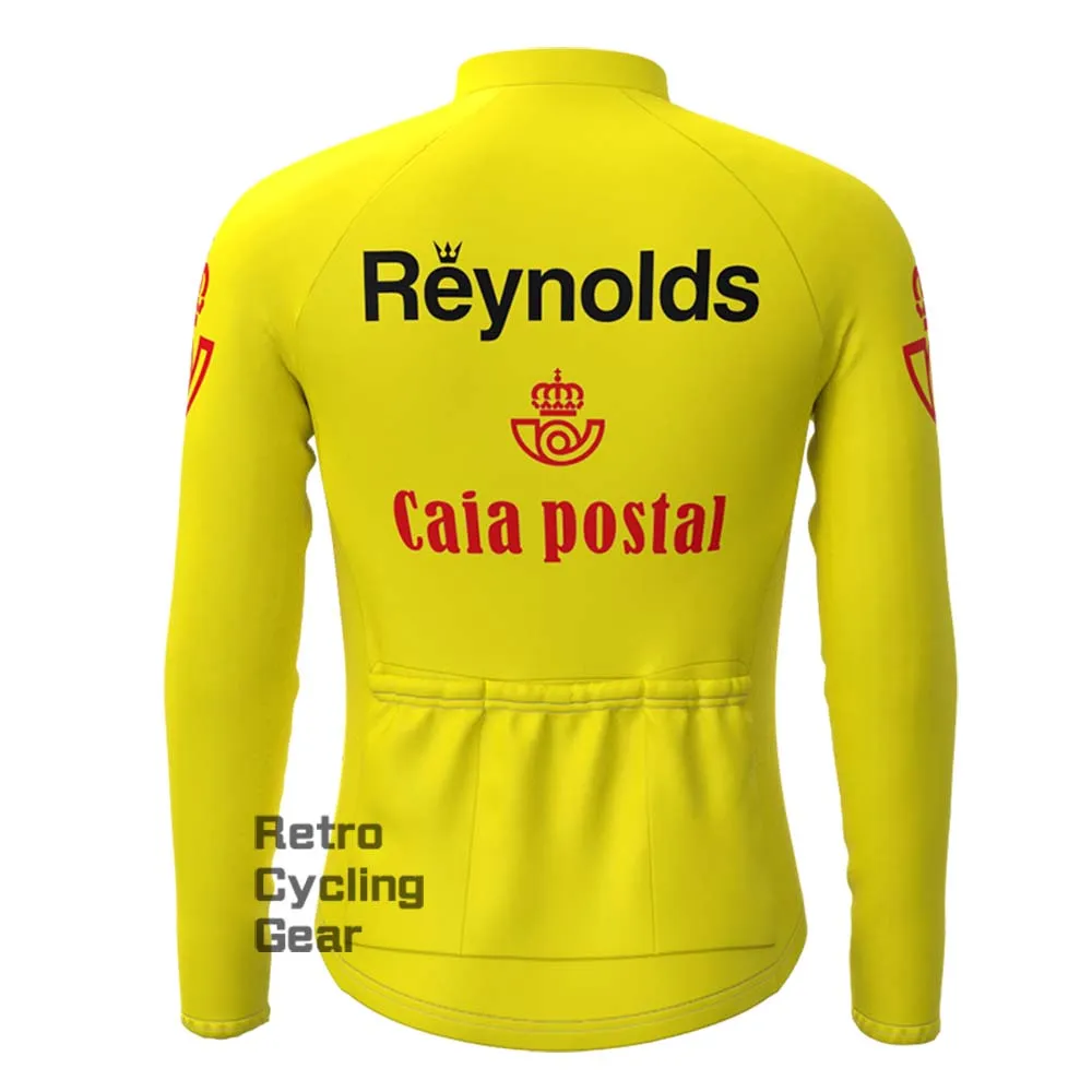 1983s yellow Reynolds Retro Long Sleeve Cycling Kits