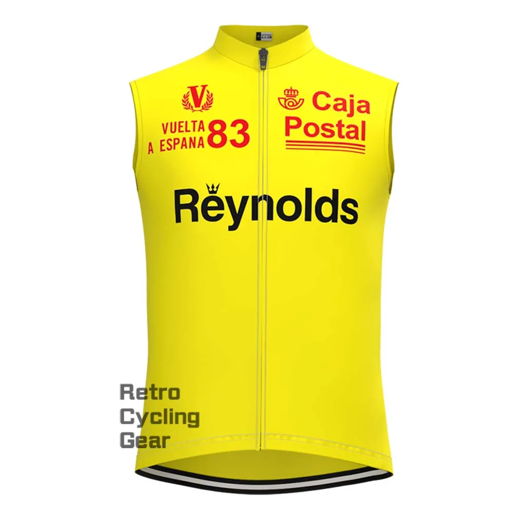 1983s yellow Reynolds Retro Long Sleeve Cycling Kits