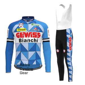 1988 Bianchi Retro Long Sleeve Cycling Kits