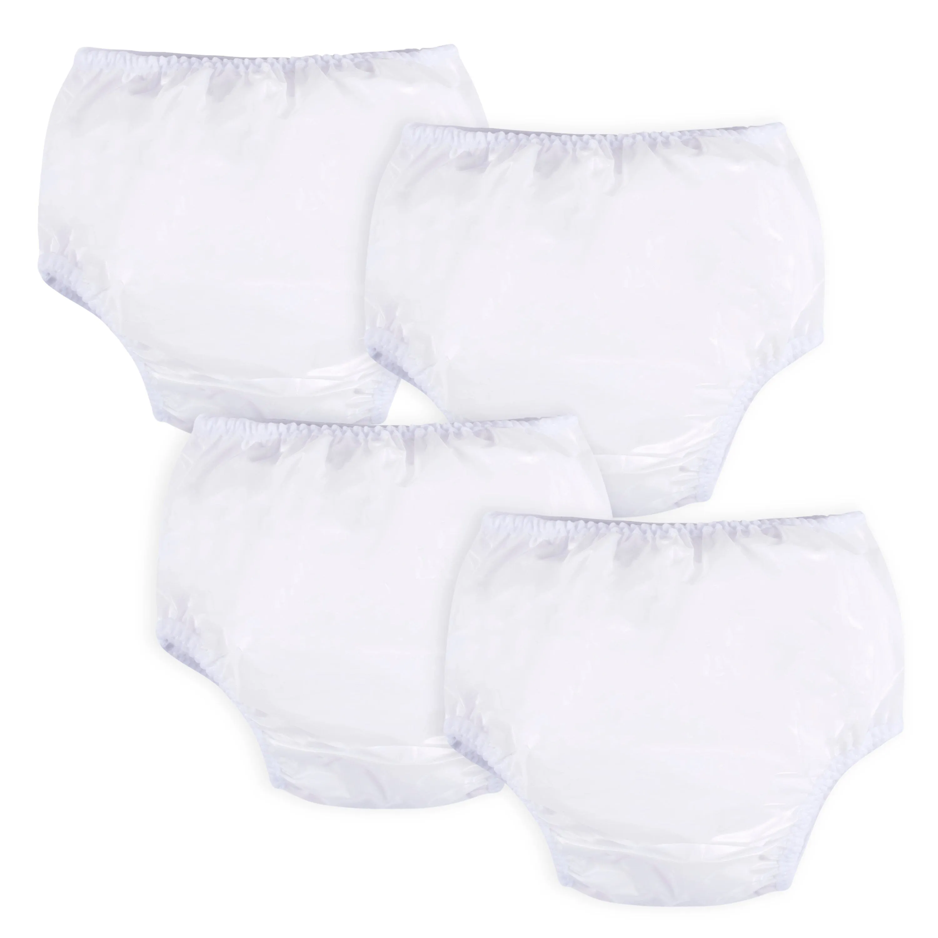 4-pack White Waterproof Pants