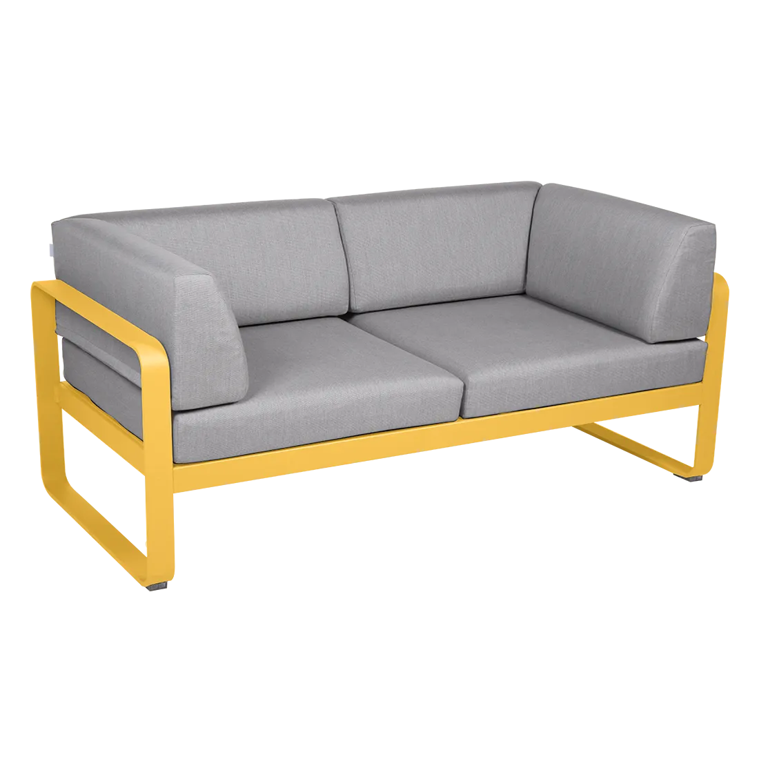 BELLEVIE 2-SEATER CLUB SOFA-FLANNEL GREY CUSHION