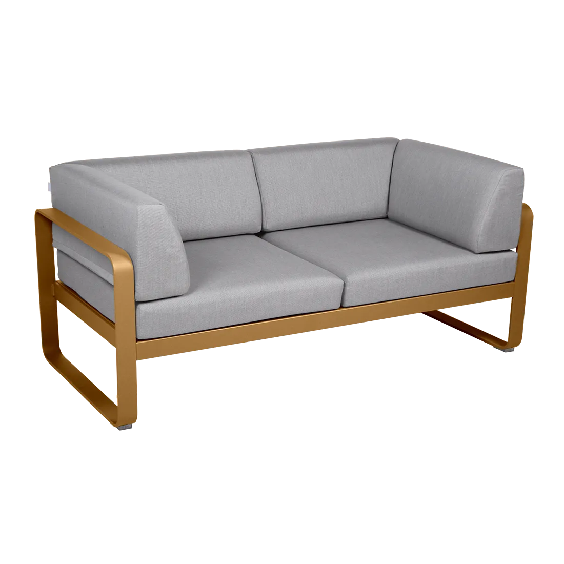 BELLEVIE 2-SEATER CLUB SOFA-FLANNEL GREY CUSHION