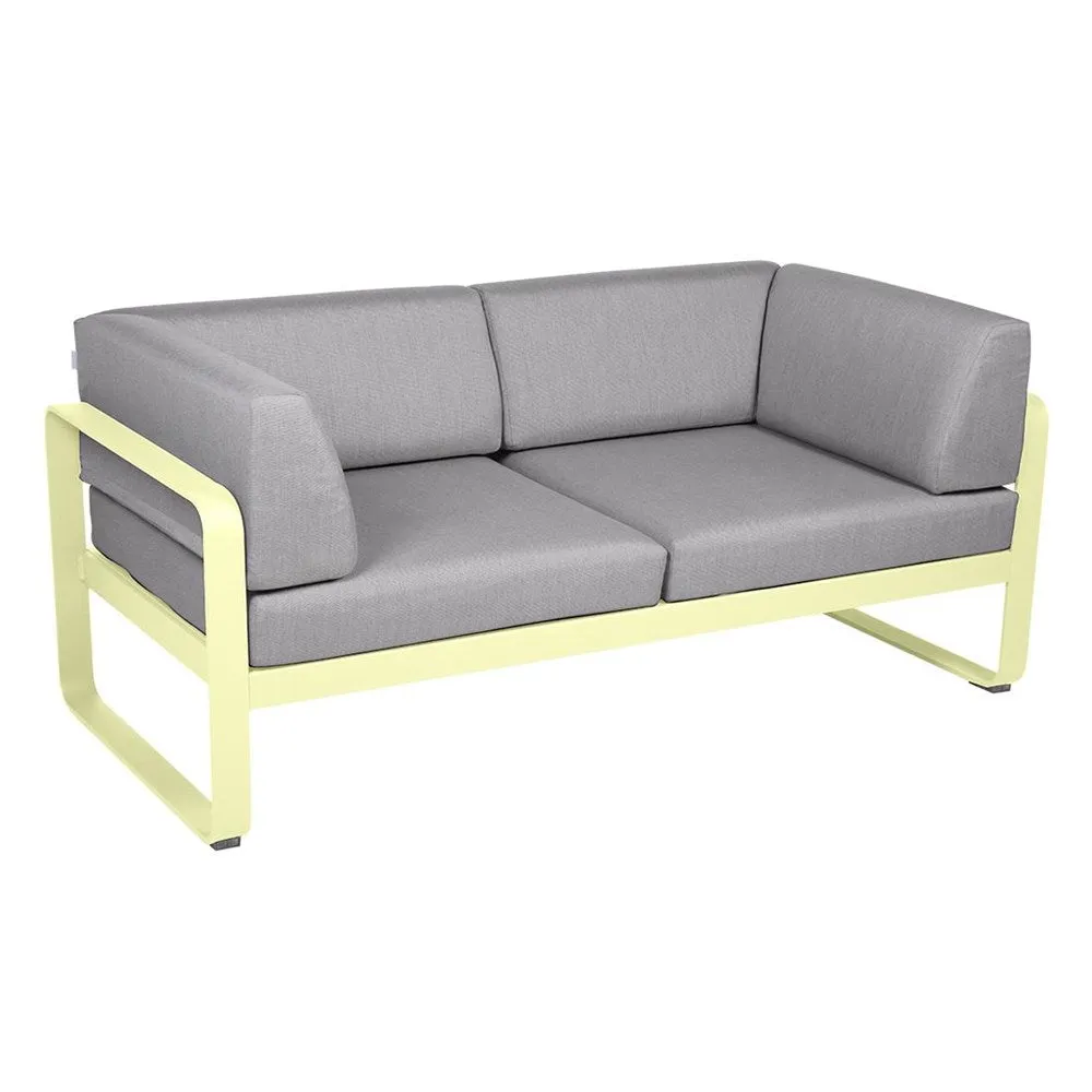 BELLEVIE 2-SEATER CLUB SOFA-FLANNEL GREY CUSHION