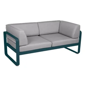 BELLEVIE 2-SEATER CLUB SOFA-FLANNEL GREY CUSHION