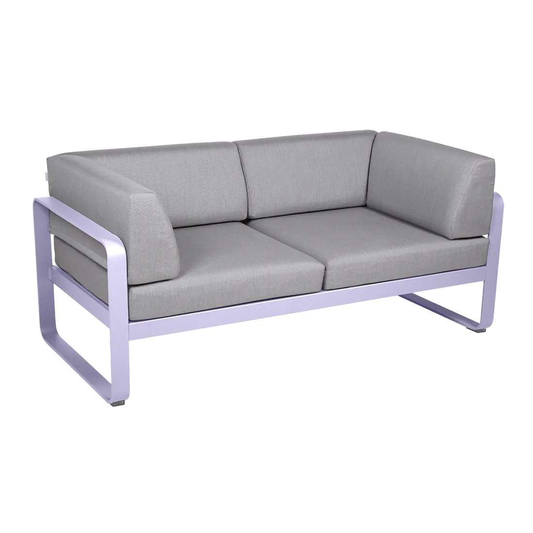 BELLEVIE 2-SEATER CLUB SOFA-FLANNEL GREY CUSHION