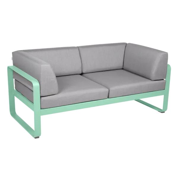 BELLEVIE 2-SEATER CLUB SOFA-FLANNEL GREY CUSHION