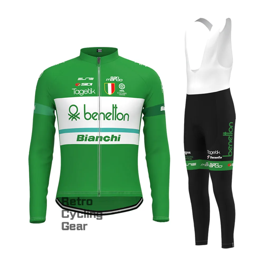 Benetton Bianchi Long Sleeve Cycling Kits