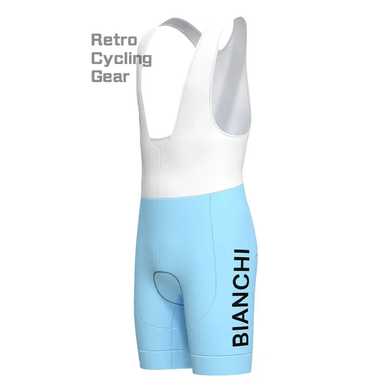 Bianchi Blue Retro Long Sleeve Cycling Kit