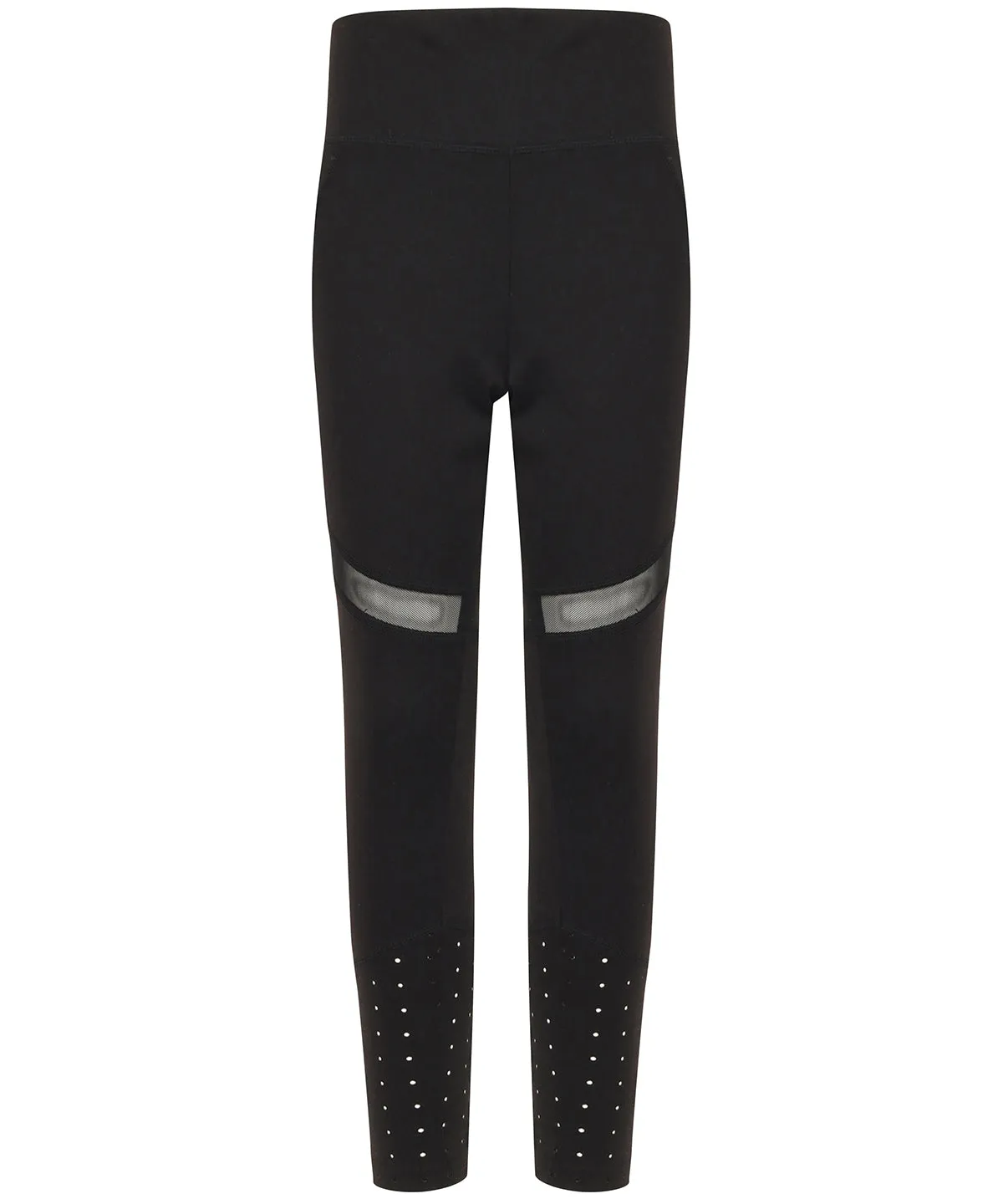 Black - Kids panelled leggings