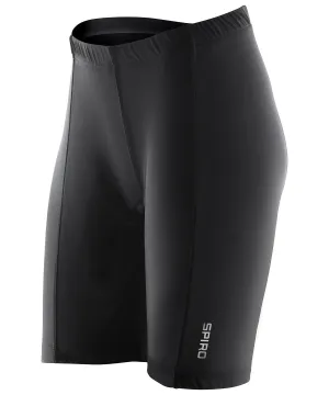 Black - Women's padded bikewear shorts