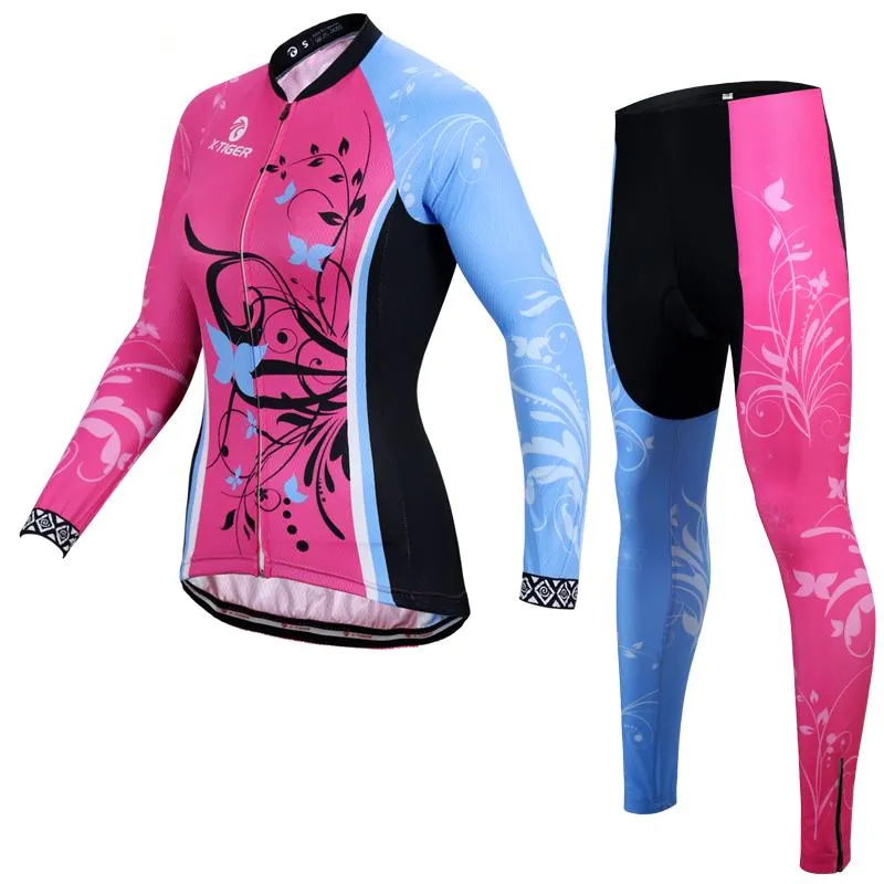 Breathable Women Cycling Jersey Set