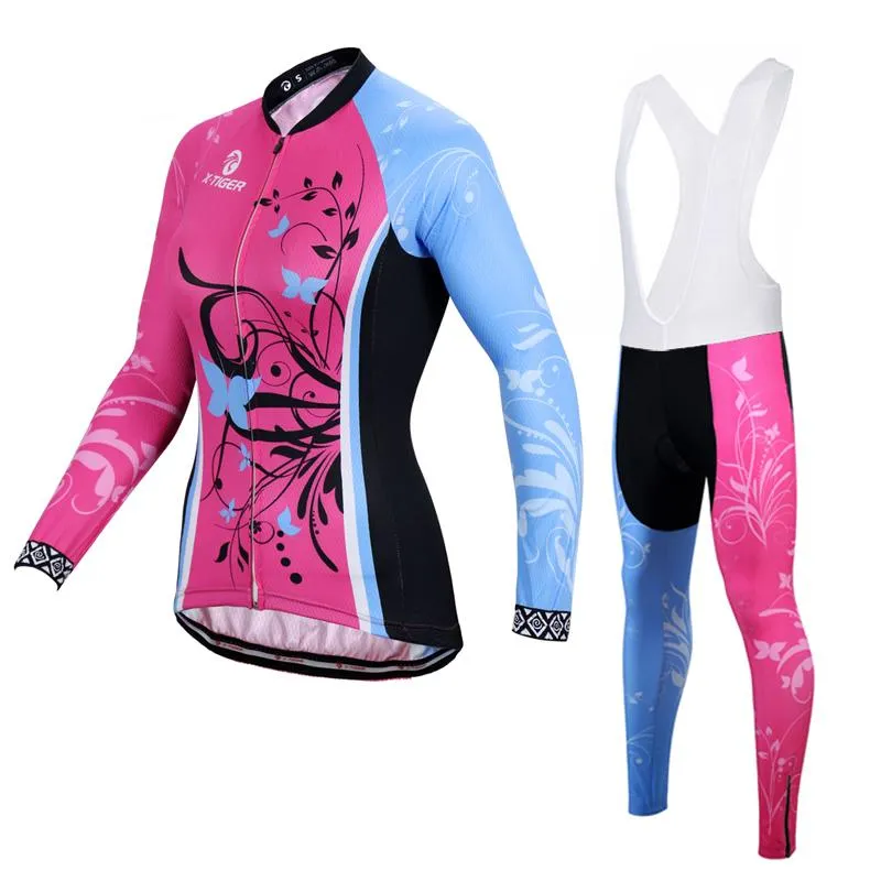 Breathable Women Cycling Jersey Set