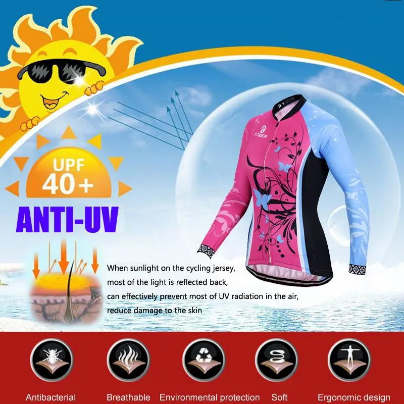 Breathable Women Cycling Jersey Set