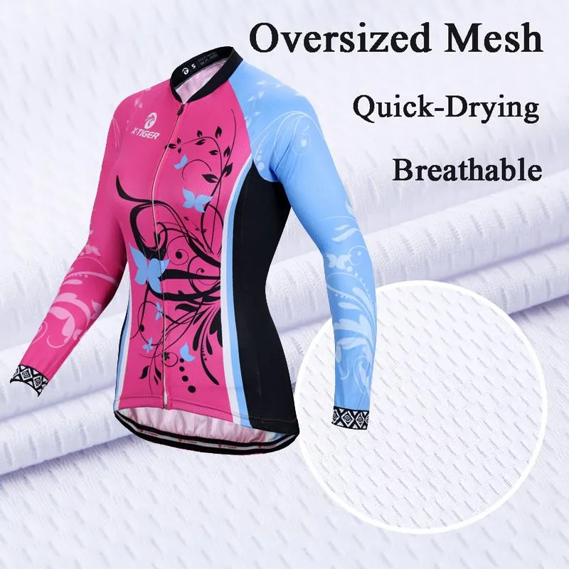 Breathable Women Cycling Jersey Set