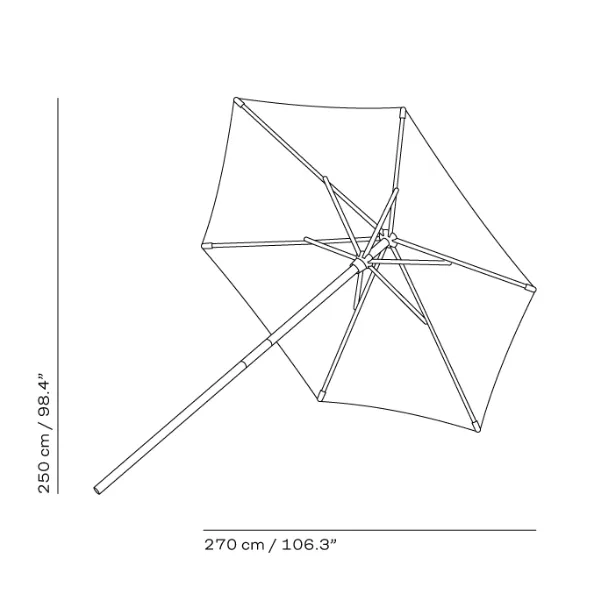 Catania Umbrella Ø270