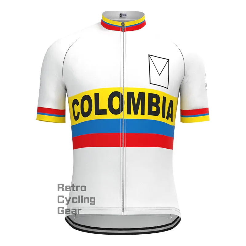 COLOMBIA Retro Long Sleeve Cycling Kit