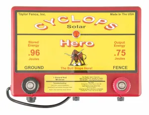 Cyclops Hero Solar .75 Joule Fence Charger