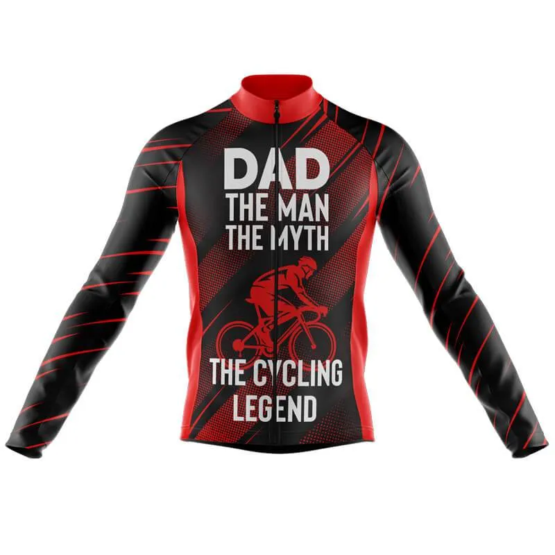 Dad The Cycling Legend (Red) jerseys