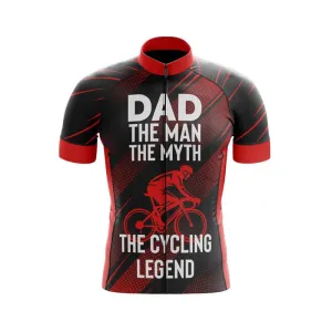 Dad The Cycling Legend (Red) jerseys