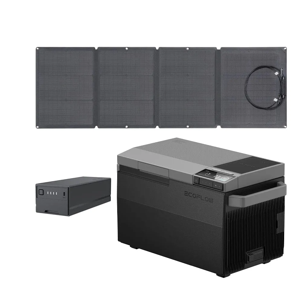 EcoFlow GLACIER   GLACIER Plug-in Battery   110W Portable Solar Panel