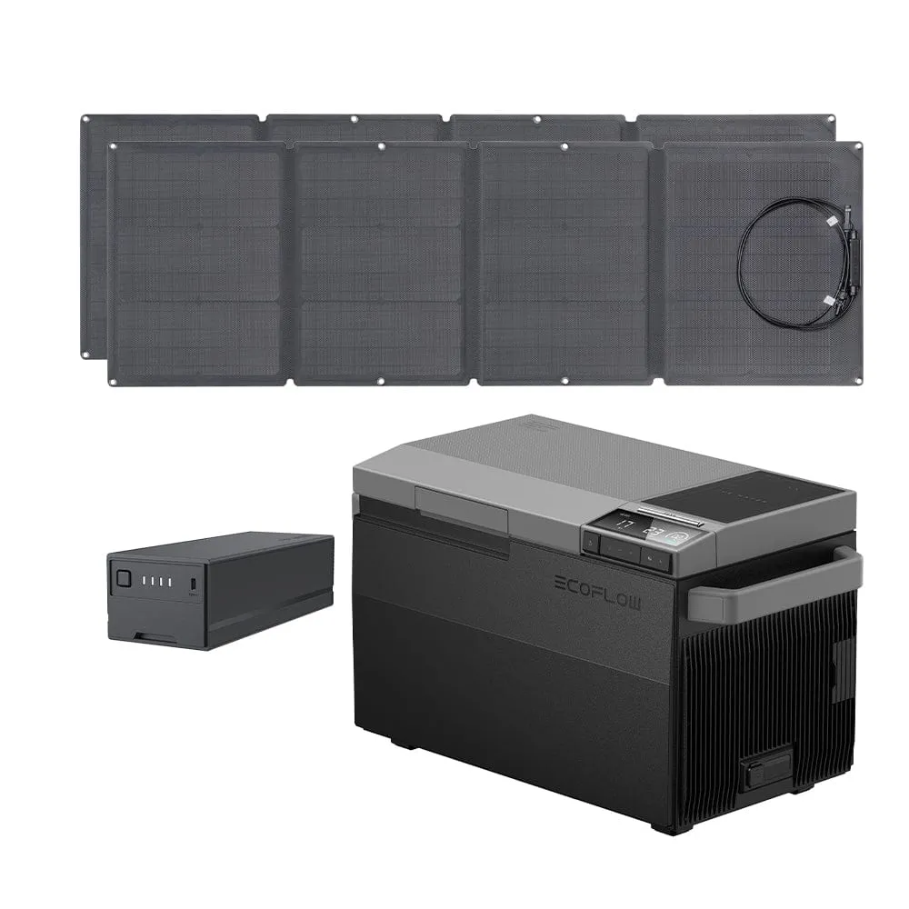 EcoFlow GLACIER   GLACIER Plug-in Battery   110W Portable Solar Panel