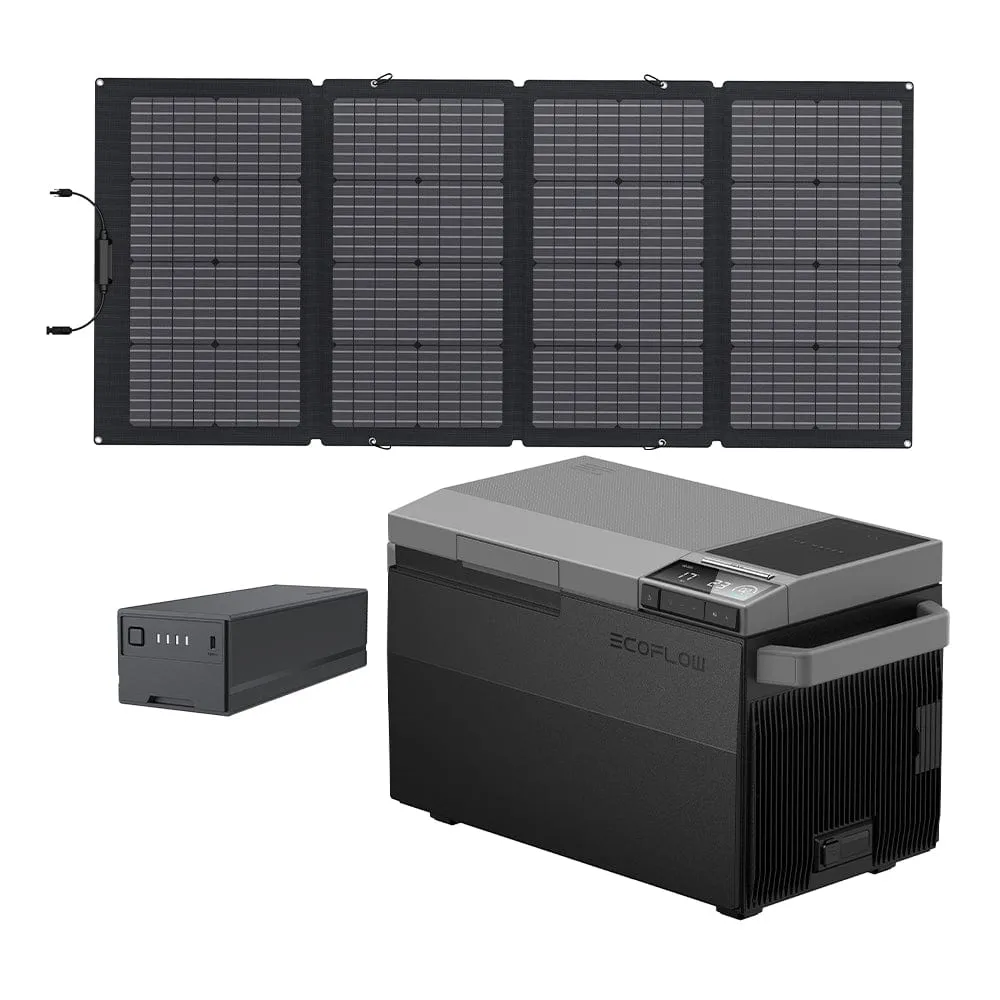 EcoFlow GLACIER   GLACIER Plug-in Battery   220W Portable Solar Panel