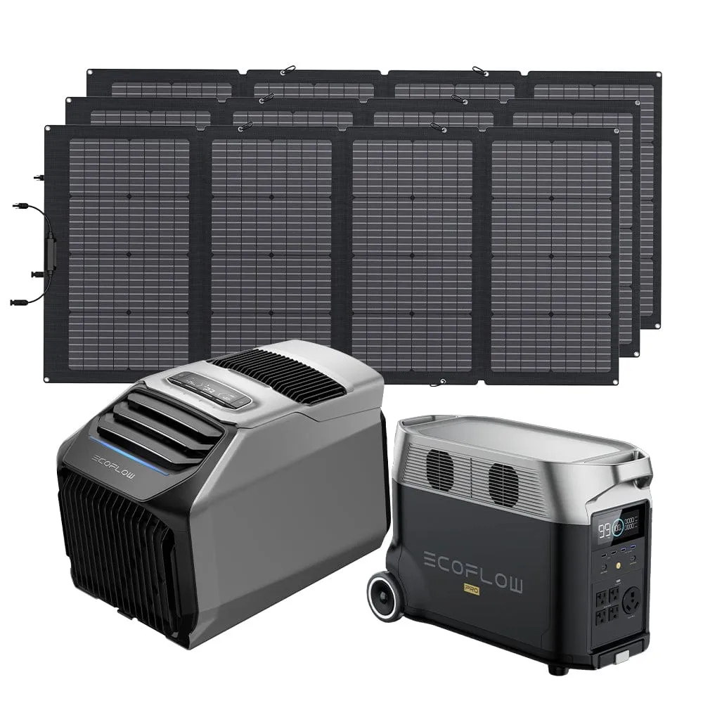 EcoFlow WAVE 2 Portable AC   DELTA Pro   220W Portable Solar Panel