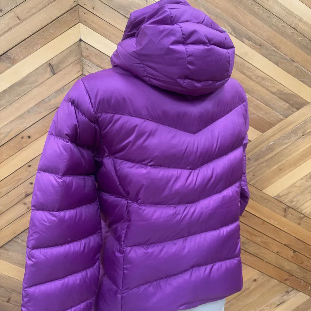 Eddie Bauer- Downlite Women's Insulated Hooded Jacket- MSRP $29 : purple-women-MD