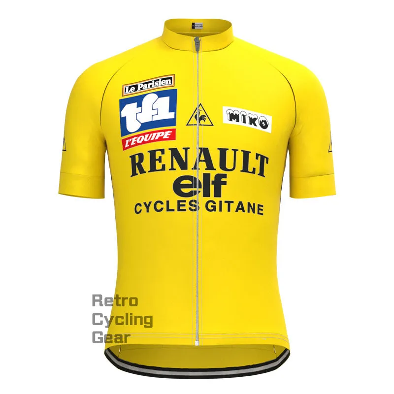 ELF Yellow Retro Long Sleeve Cycling Kit