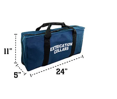 Extrication Collar Bag, 24" x 11" x 5", Navy