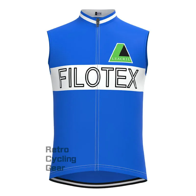 Filotex Bright Blue Retro Long Sleeve Cycling Kit