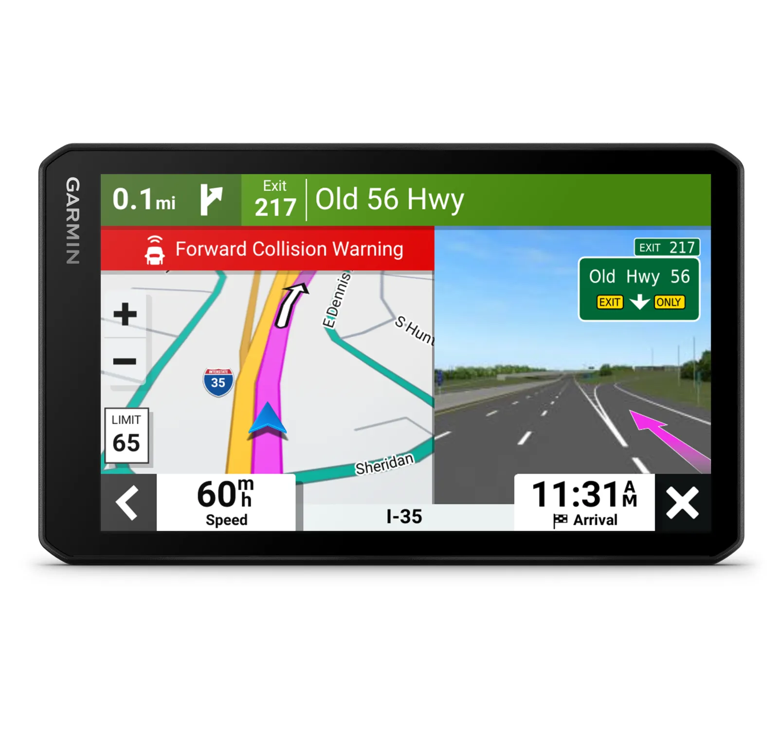 Garmin RV Cam 795 GPS RV Navigator, Built-in Dash Cam, Automatic Incident Detection