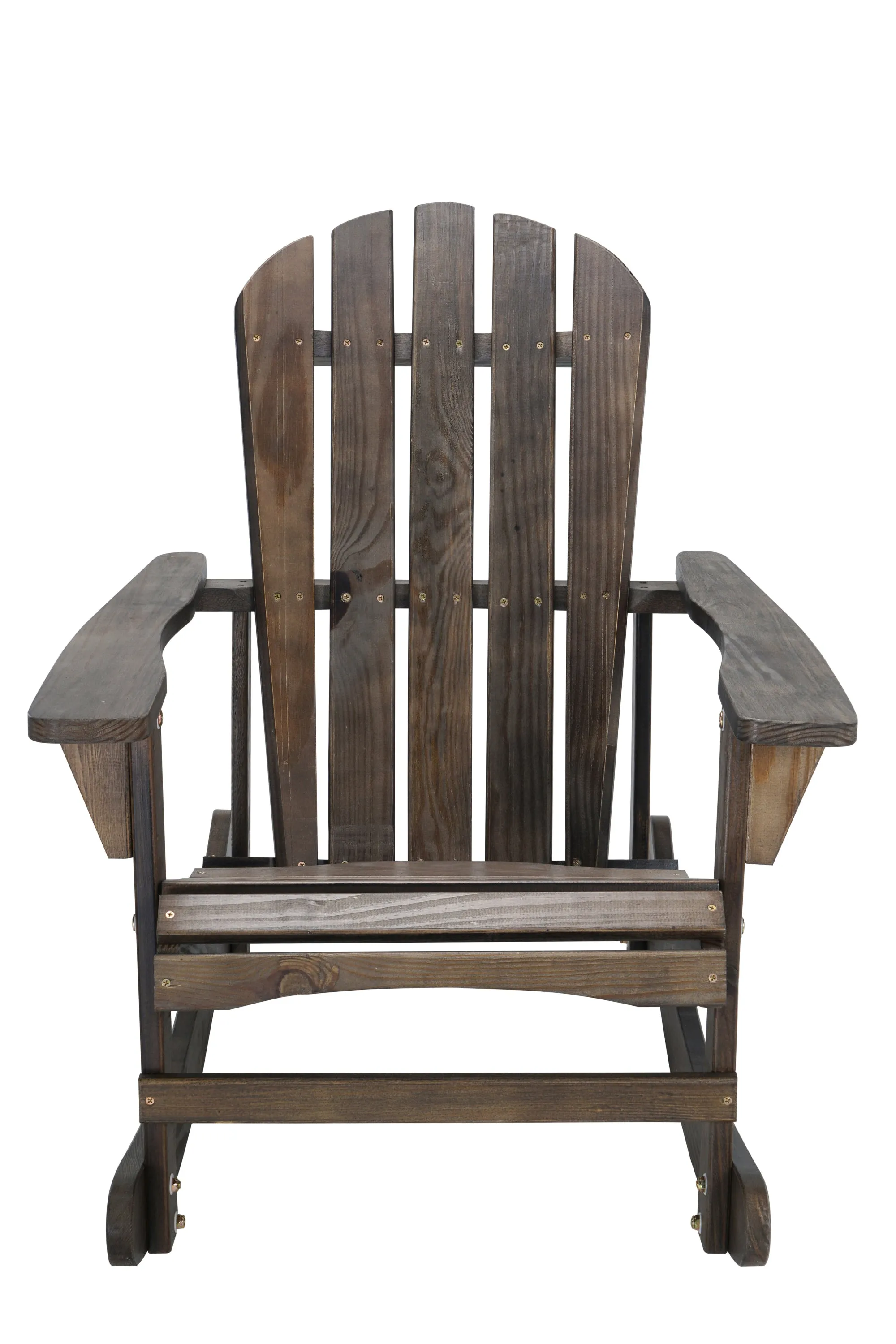 Garvin Adirondack Rocking Chair Solid Wood - Dark Brown