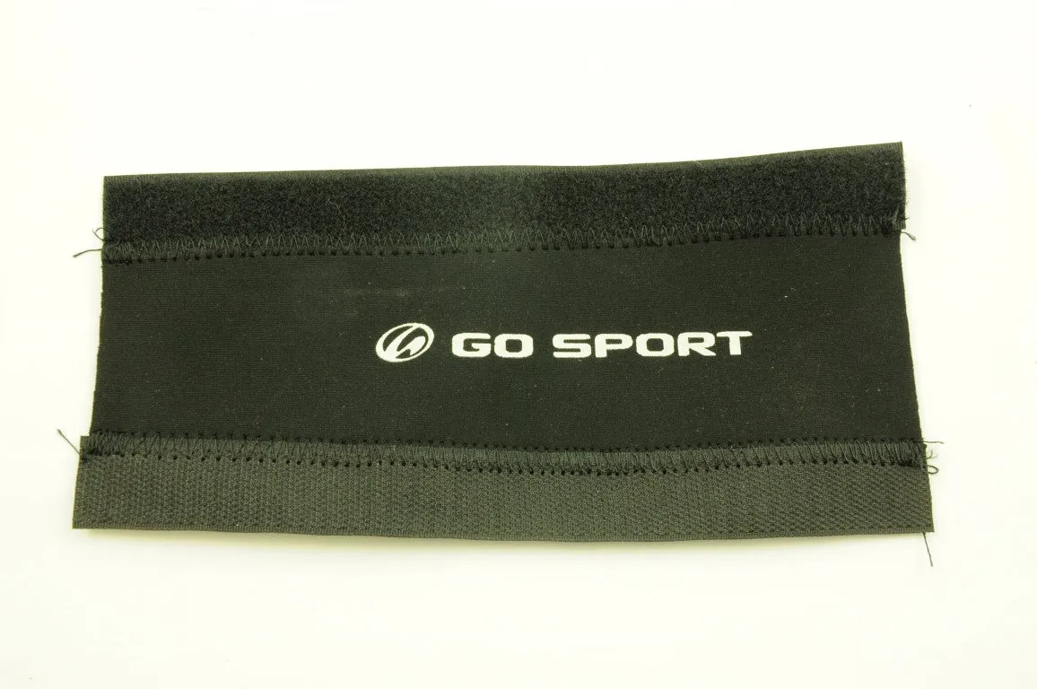 'GO SPORT' BIKE VELCRO MTB- ANY BIKE CHAINSTAY PROTECTOR 230mm BLACK STRECHFOAM