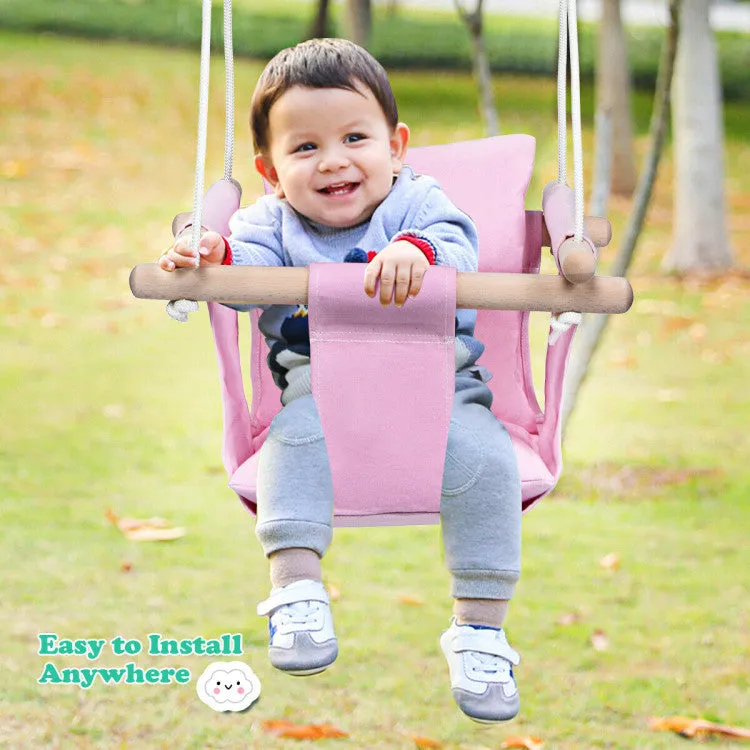 Indoor Outdoor Baby Canvas Hanging Swing