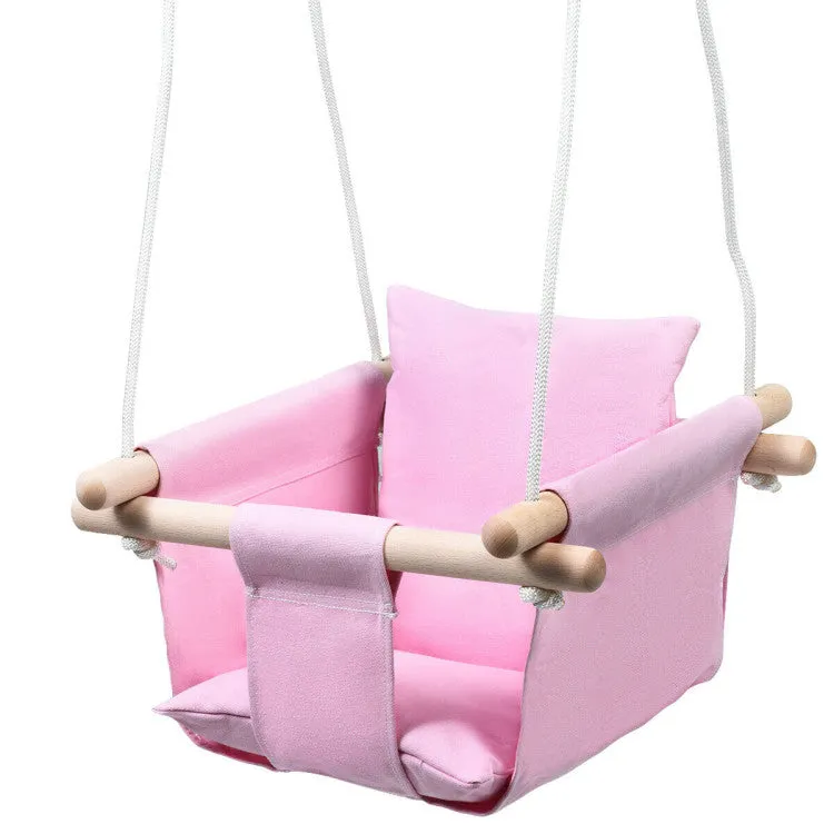 Indoor Outdoor Baby Canvas Hanging Swing