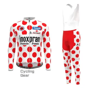 inoxpran Red-Dot Retro Long Sleeve Cycling Kit