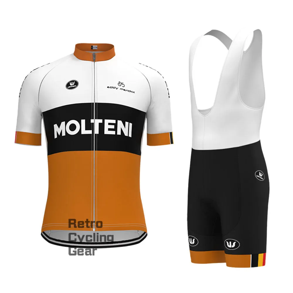 Italy MOLTENI Retro Long Sleeve Cycling Kits