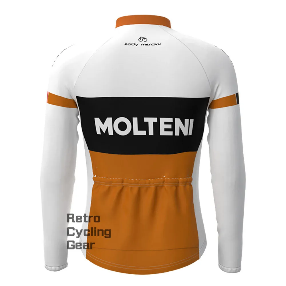 Italy MOLTENI Retro Long Sleeve Cycling Kits