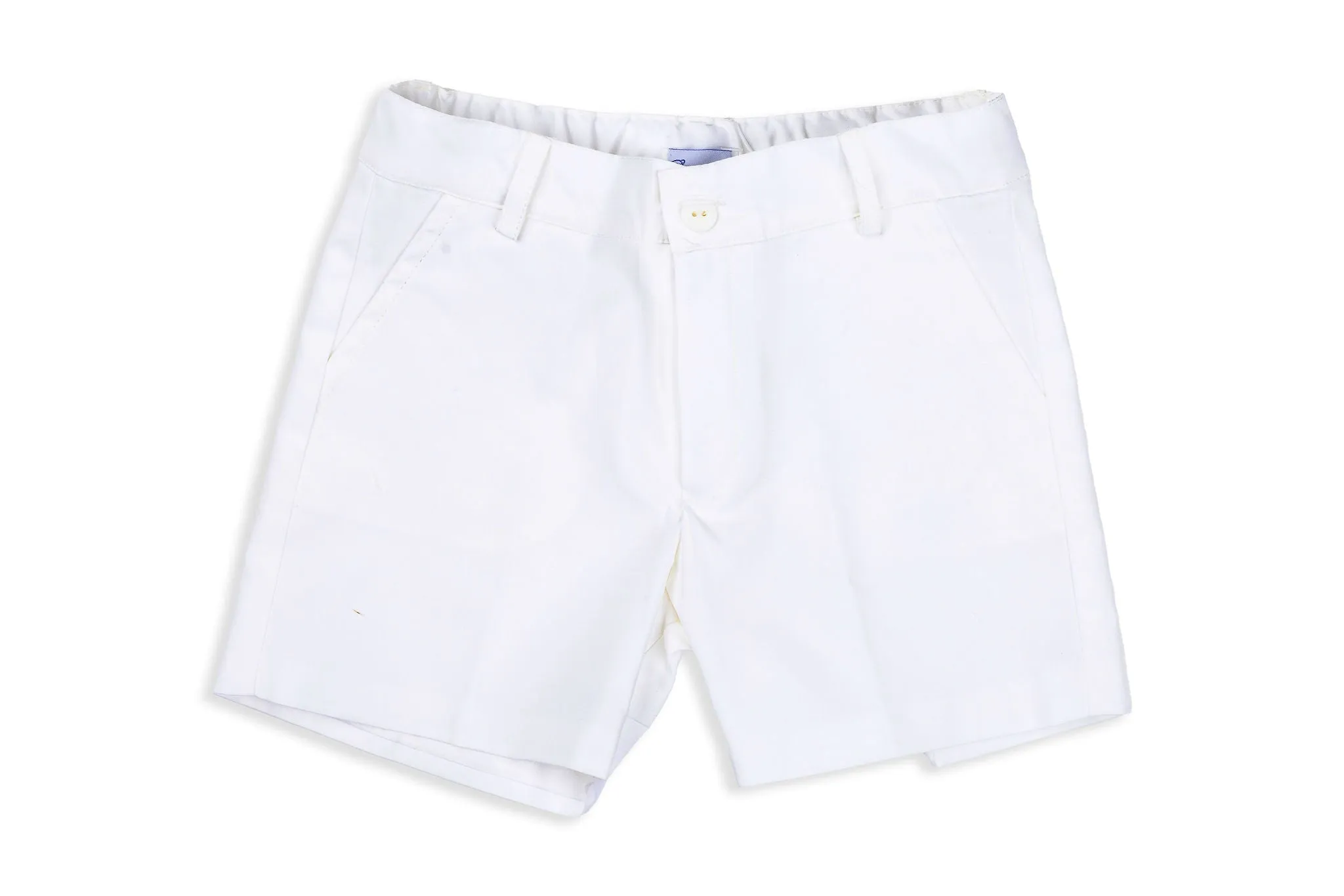 Ivory Cotton Performance Shorts