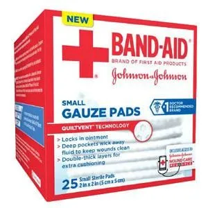 J & J 111612400 Band-Aid First Aid. Box of 25