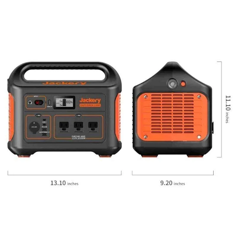 Jackery Solar Generator 1000 (Jackery 1000   2 x SolarSaga 100W)