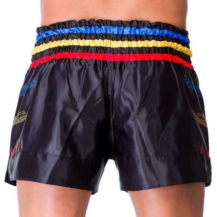 Knockout Star Tricolor Kids Kickboxing Shorts