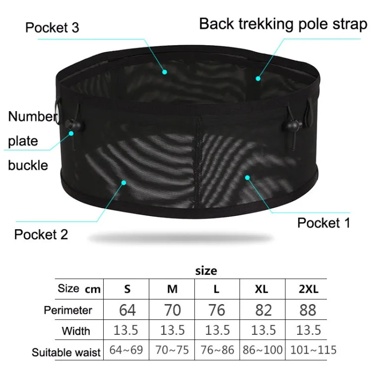 Large Capacity Elastic Mesh Close-fitting Mobile Phone Bag Cycling Mountaineering Kettle Bag, Size: S(Starry)