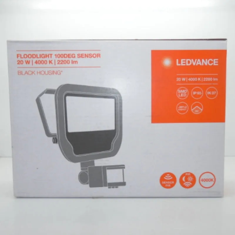 Ledvance 20W 220V IP65 Floodlight 100DEG Sensor