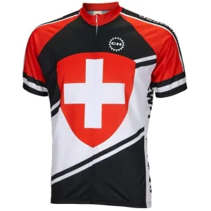 Men's Switzerland Road Bike Jersey