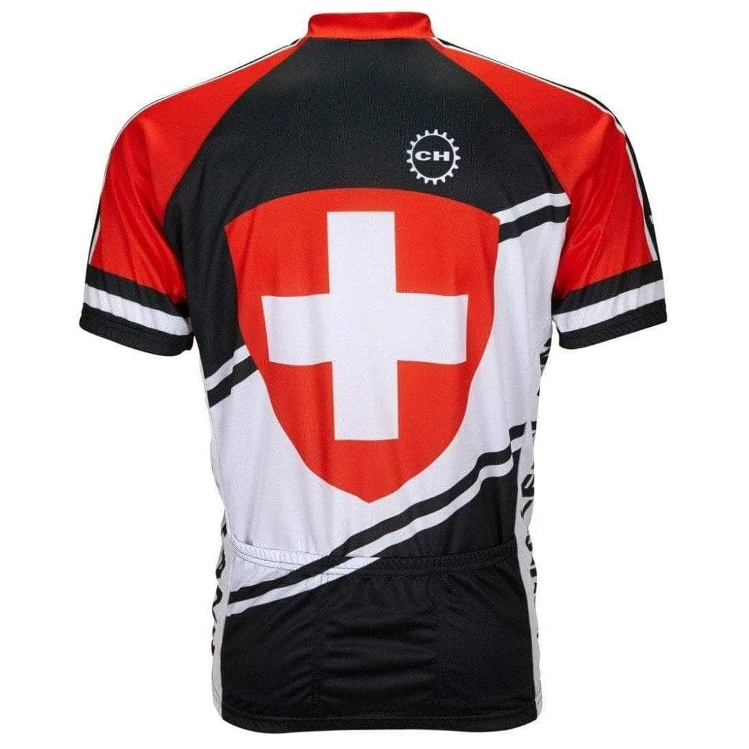 Men's Switzerland Road Bike Jersey